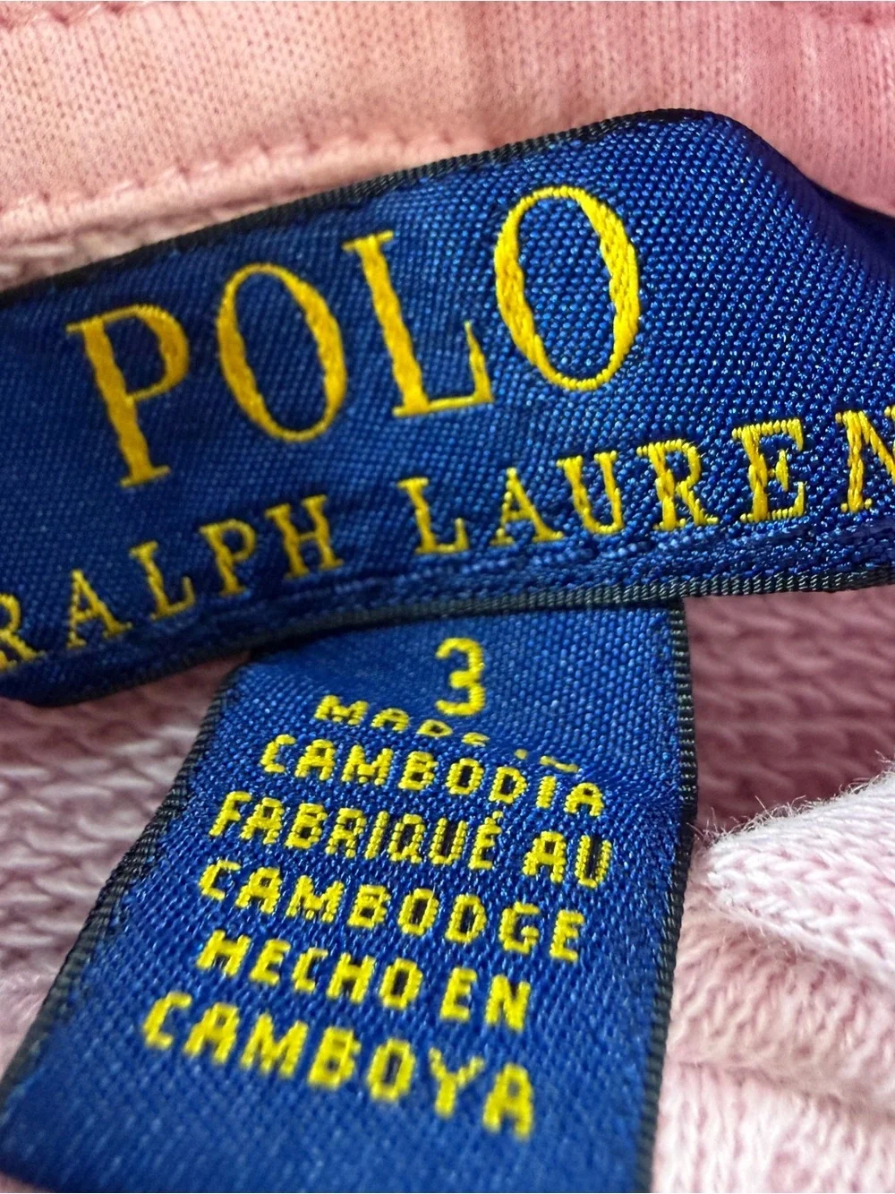 Ralph Lauren Girls Pink Hooded Ruffle Zip-Up Sweatshirt Sz 3